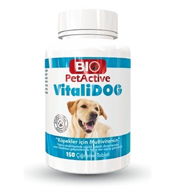 BioPetactive Vitalidog Köpekler İcin Vitamin 150 Tablet