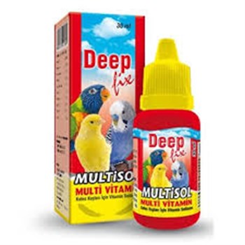 Deep Fix Multisol (Kuşlar İçin Multi-Vitamin) 30 Ml.