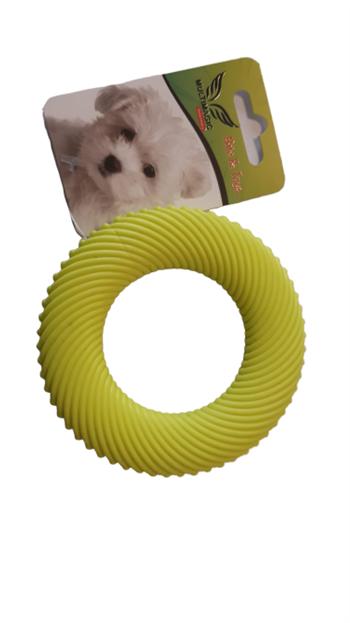 Multimagic Köpek Diş Kaşıma Oyuncağı Halka Sarı 10 cm