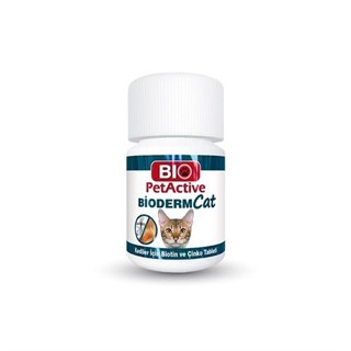 BioPetactive Biodermcat Çiğneme Tableti 30Gr 100 Tablet