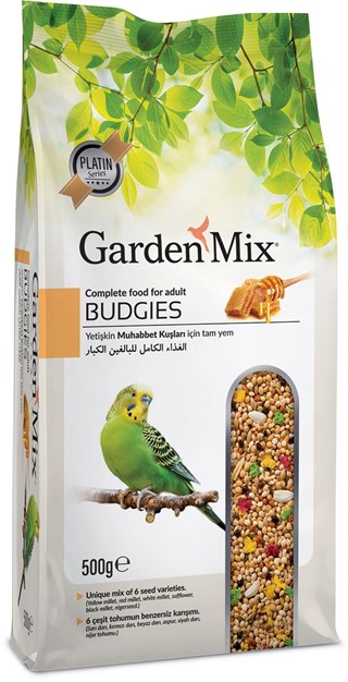Gardenmix Platin Ballı Muhabbet Kuş Yemi 500g x 5adet