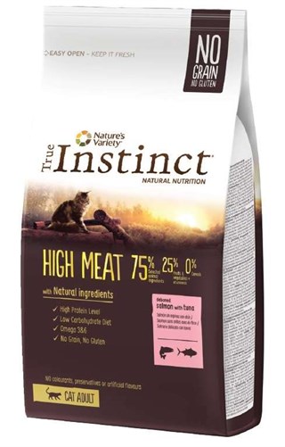 Instinct High Meat Adult Somonlu Tahılsız Yet. Kedi Maması 1 Kg