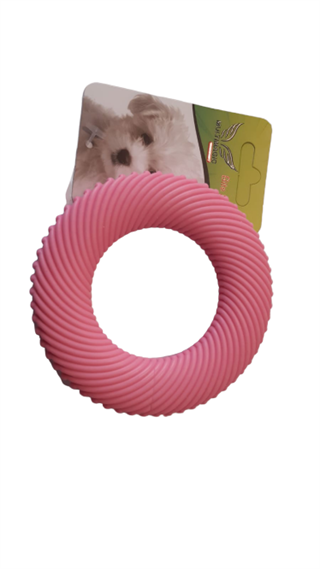 Multimagic Köpek Diş Kaşıma Oyuncağı Halka Pembe 10 cm