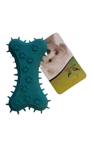 Multimagic Köpek Diş Kaşıma Oyuncağı Kemik Şekilli Turkuaz 11 cm