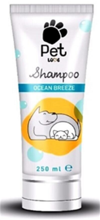 Pet Love Kedi Köpek Okyanus Esintisi Özlü Tüp Şampuan 250 ml