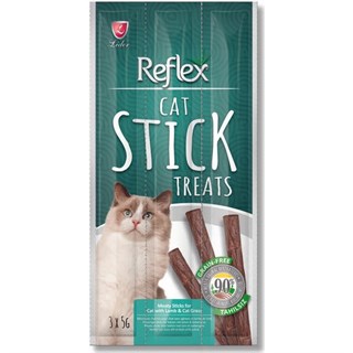 Reflex Stick Kuzu Etli Kedi Otlu Kedi Ödül Çubuğu 3x5gr